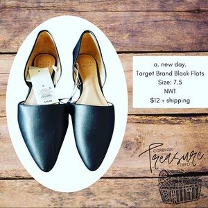 A new day black flats